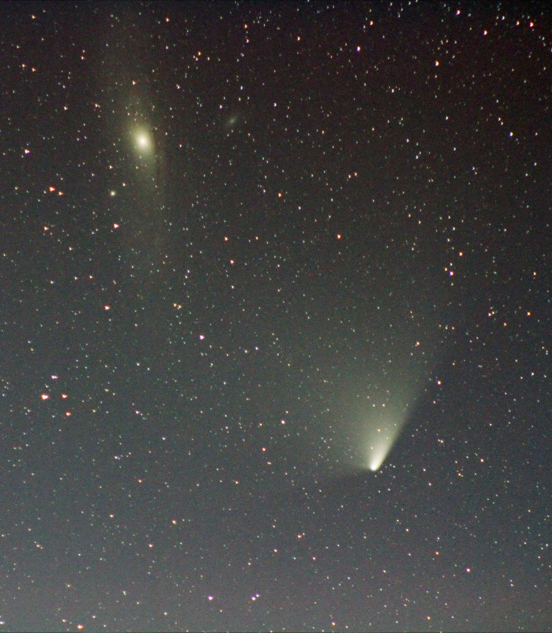 M31 and PANSTARRS Comet